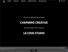 Tablet Screenshot of chaparrocreative.com